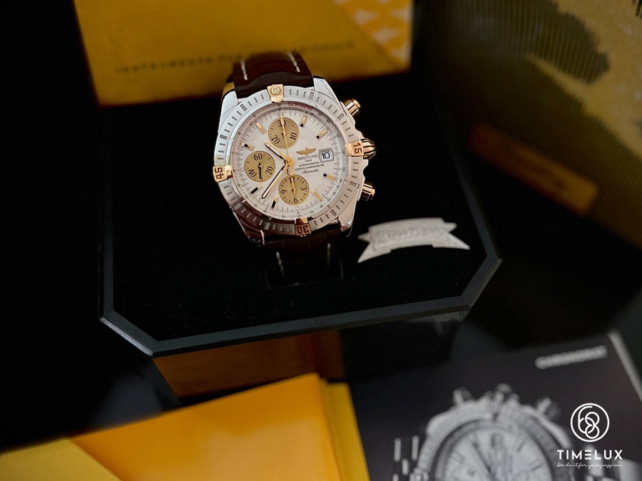 Breitling Chronomat Au750 Gold/Steel Chronograph