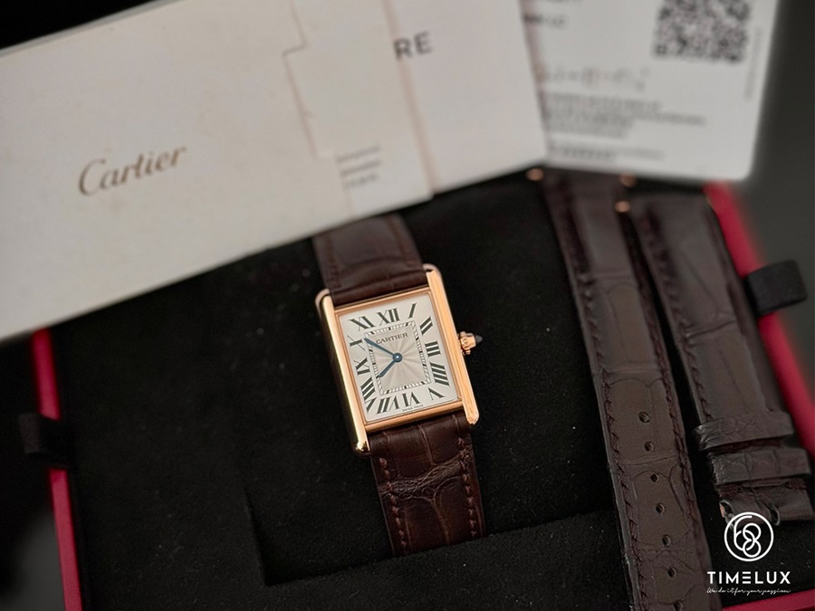 Cartier Tank Louis WGTA0011 18K Au750 Rose Gold