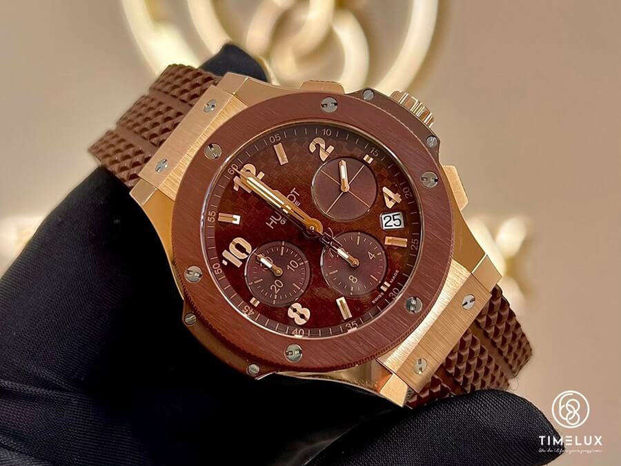 Hublot BigBang Cappuccino 18K750 Rose Gold & Borwn Ceramic