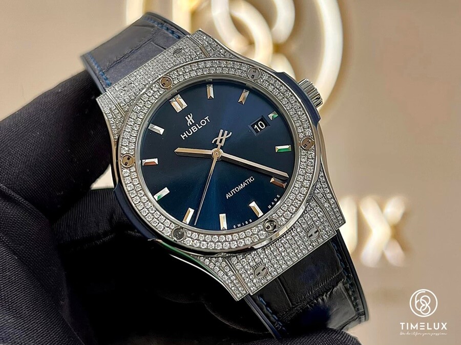 Hublot Classic Fusion Titanium Navy Blue