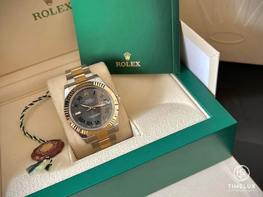 Rolex 116333 Datejust Slate Grey Wimbledon