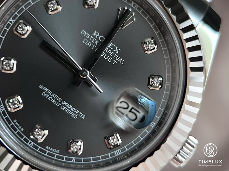 Rolex 116334 Datejust Rhodium Dial 41mm