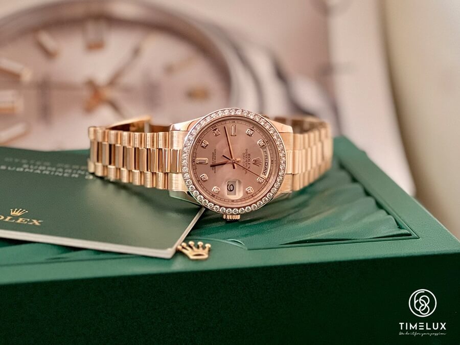 Rolex 118235 Day-Date Pink 18K