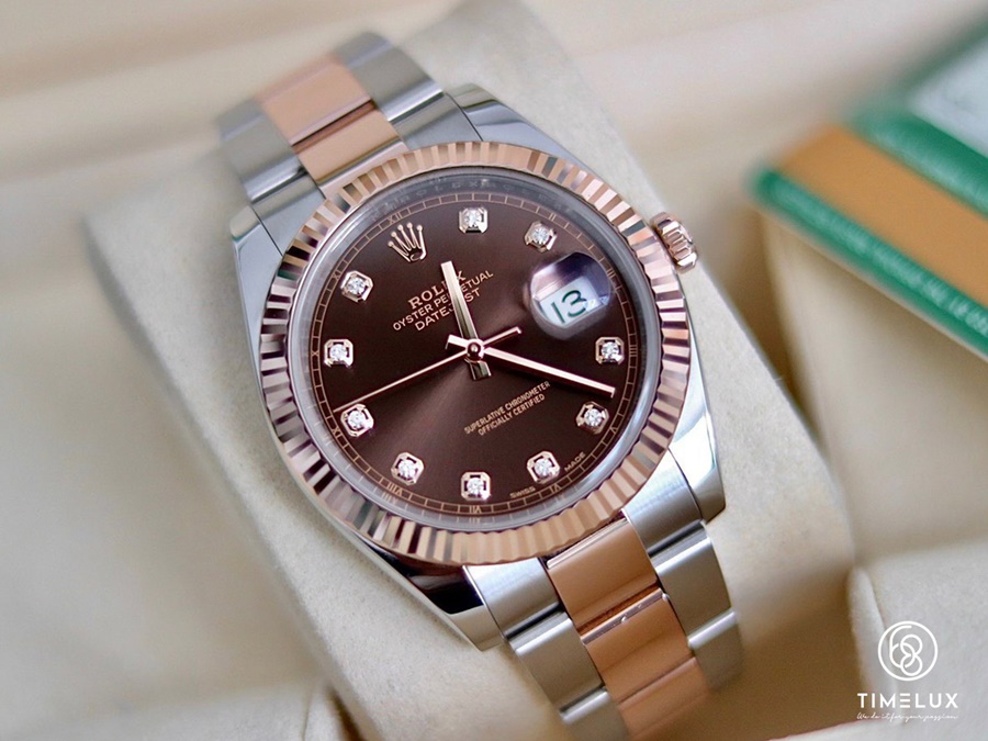 Rolex 126331 Datejust Chocolate Dial Rose Gold/Steel