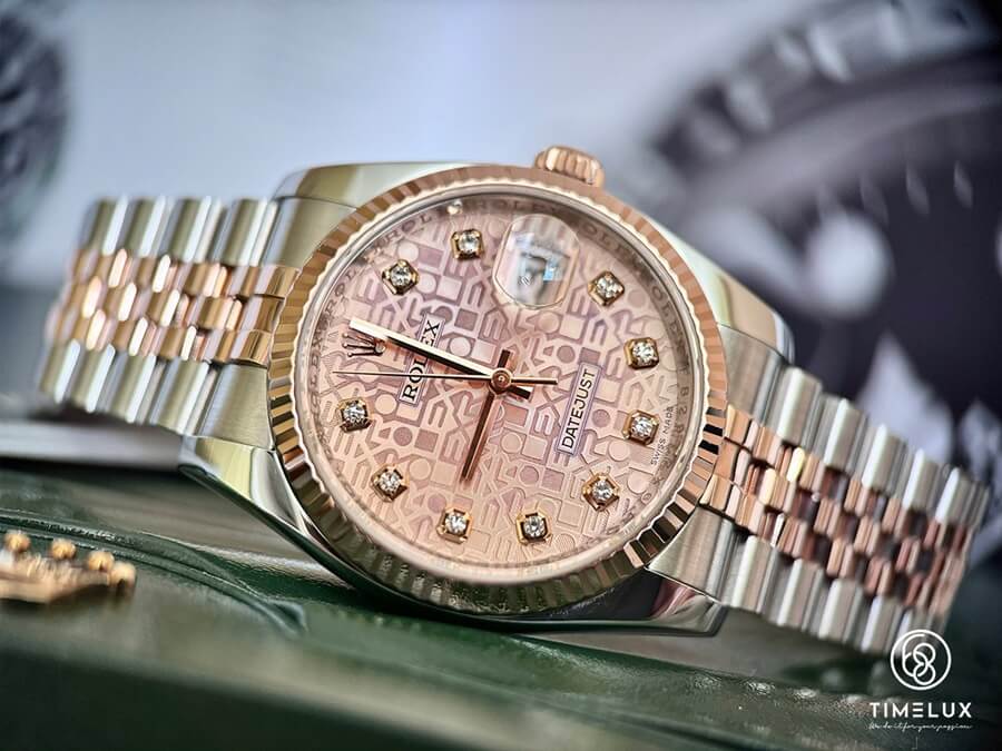 Rolex Datejust 116231 vi tính hồng RoseGold