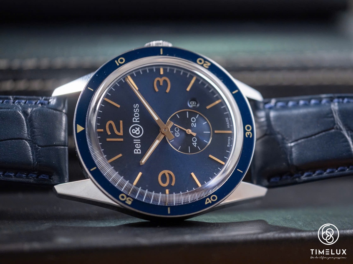 BellRoss Aeronavale Automatic Blue Dial 43mm