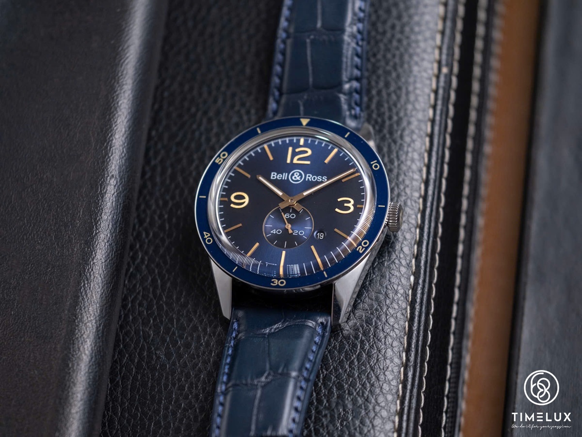 BellRoss Aeronavale Automatic Blue Dial 43mm