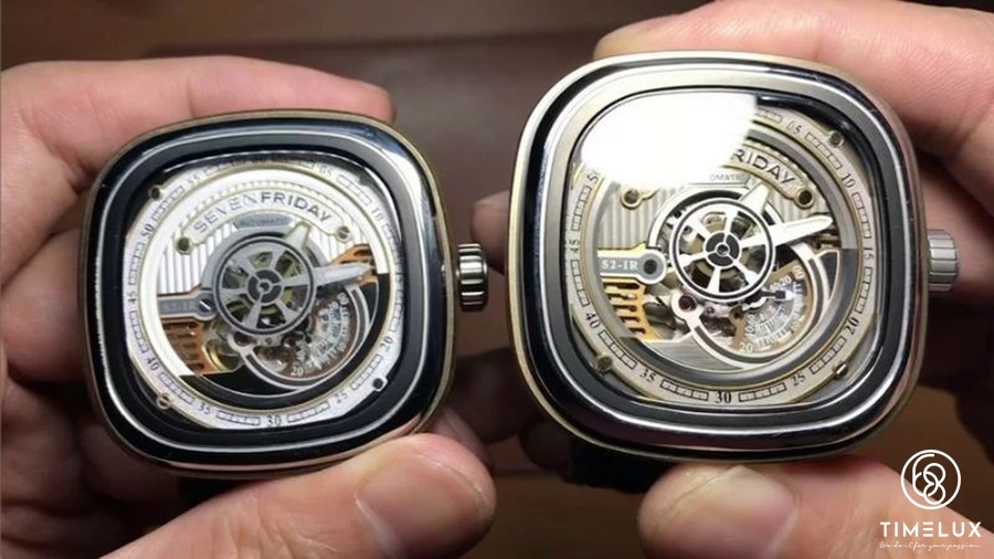 Đặc điểm kỹ thuật và máy móc của đồng hồ Sevenfriday