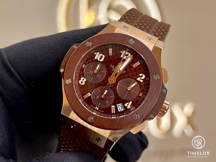 Đồng hồ Hublot BigBang Cappuccino 18K750 Rose Gold & Borwn Ceramic