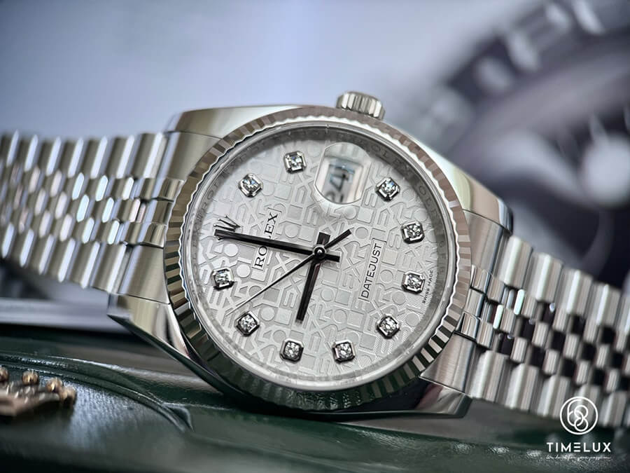 Đồng hồ Rolex 116234 Datejust White Gold Bezel 