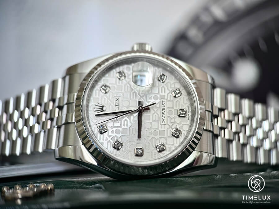 Đồng hồ Rolex 116234 Datejust White Gold Bezel