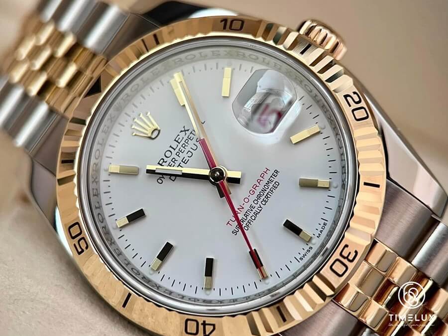 Rolex 116263 Datejust Thunderbird Bezel Turn-O-Graph