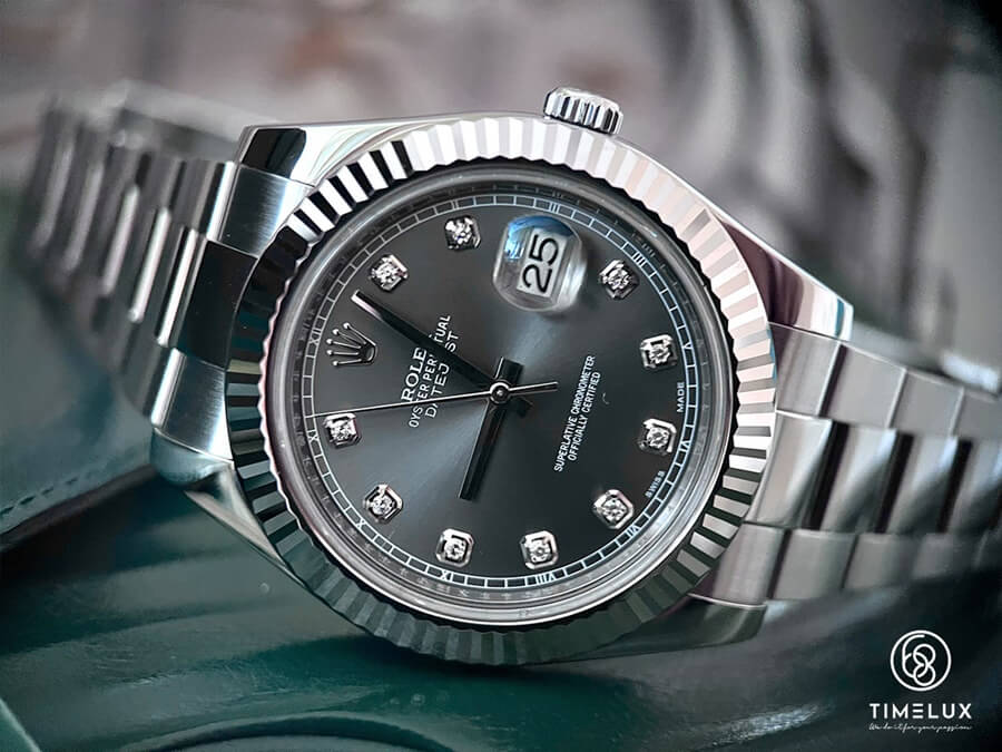 Đồng hồ Rolex 116334 Datejust Rhodium Dial 41mm