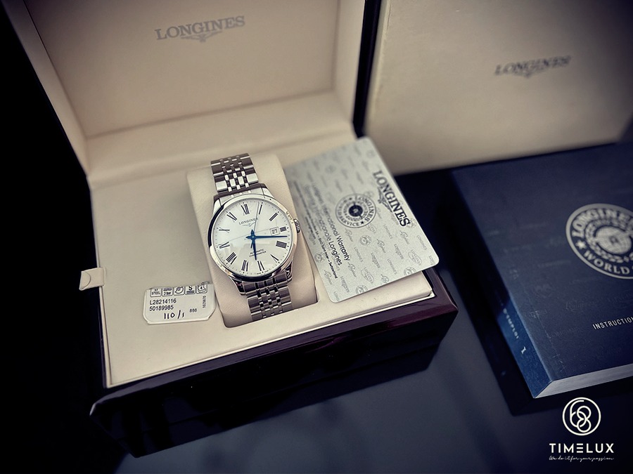 Mẫu sản phẩm Longines Record Chronometer Automatic Size 40mm