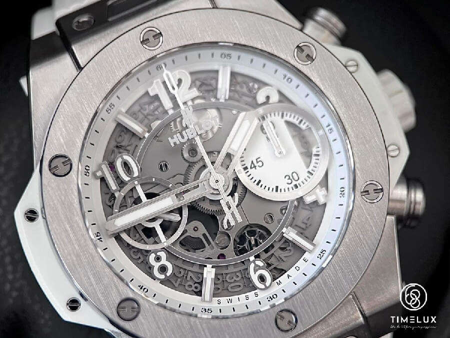 Đồng hồ đôi Hublot Big Bang Unico White Titanium