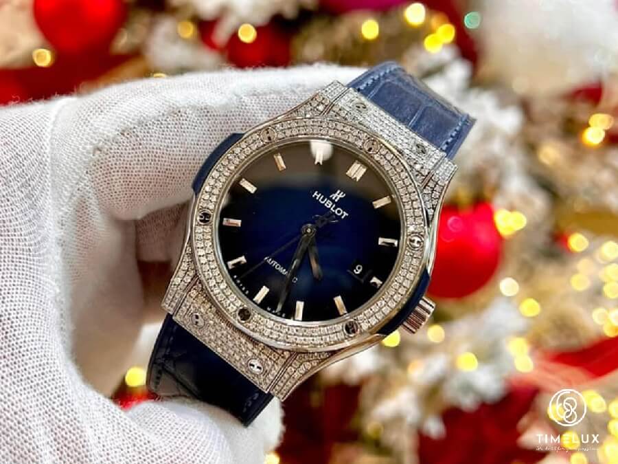 Đồng hồ đôi Hublot Classic Fusion Blue Navy