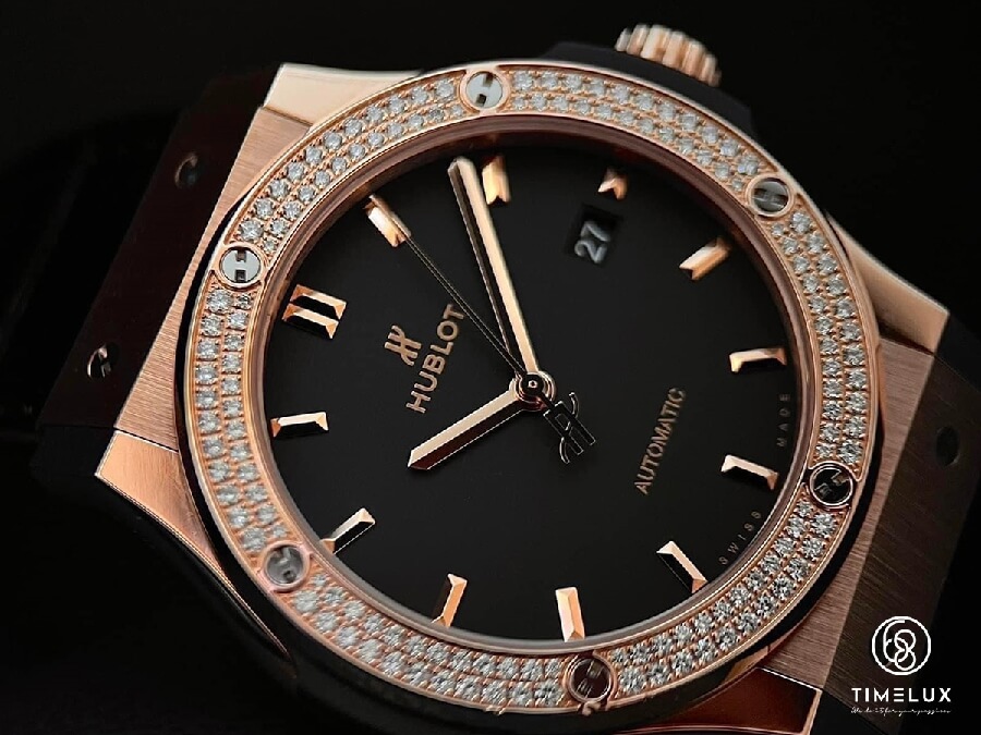 Đồng hồ đôi Hublot Classic Fusion King Gold