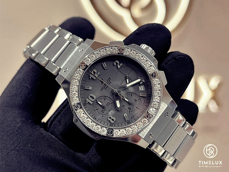 Hublot Big Bang Earl Gray Diamond Bezel cá tính mạnh mẽ