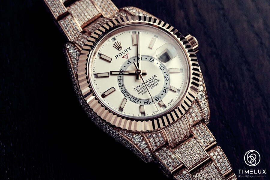 Đồng hồ Rolex full diamond có giá đắt đỏ và siêu hiếm