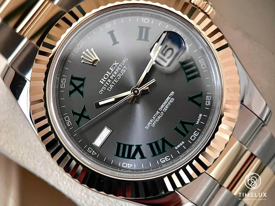 Mẫu đồng hồ Rolex 116333 Datejust Slate Grey Wimbledon