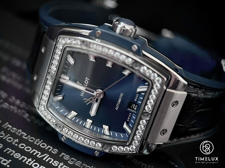 Mẫu đồng hồ nam Hublot Spirit of BigBang Blue Dial Genuine Diamond