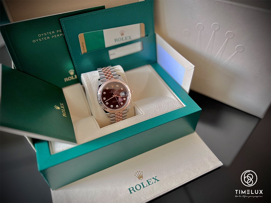 Mẫu đồng hồ nam Rolex 126331 Datejust Chocolate Dial Rose