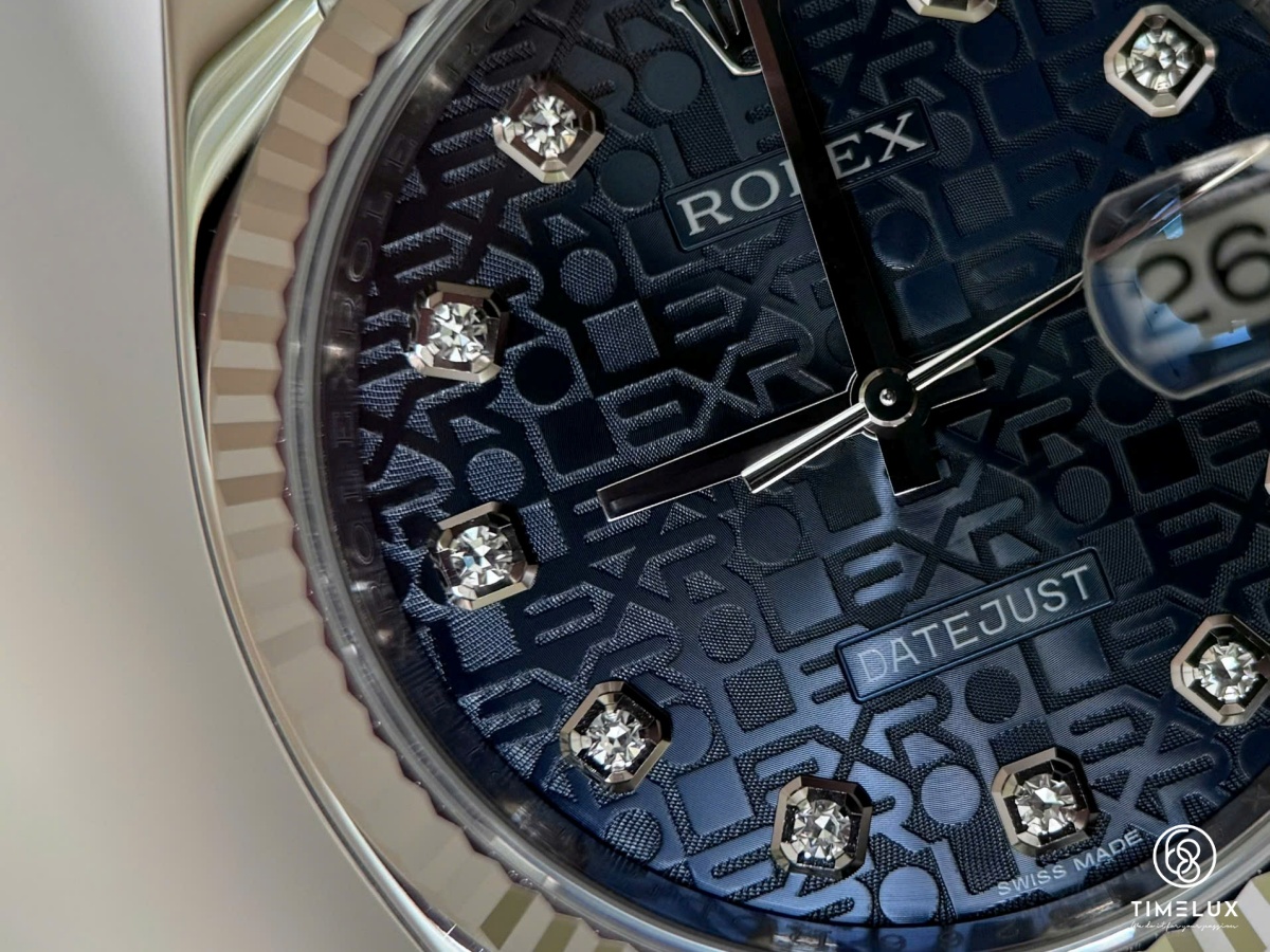 Rolex 116234 Datejust vi tính xanh Jubilee 36mm 