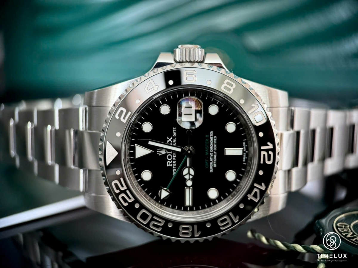 Rolex 116710LN GMT-MasterII Black Dial Ceramic Bezel Steel