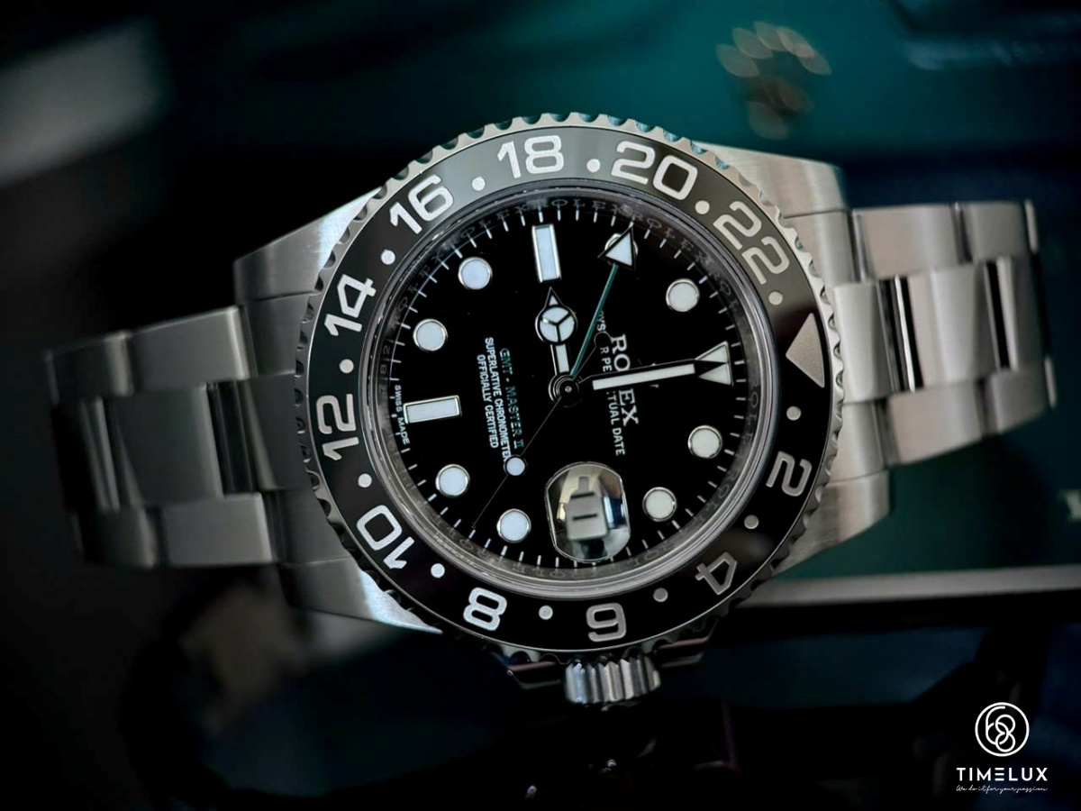 Rolex 116710LN GMT-MasterII Black Dial Ceramic Bezel Steel