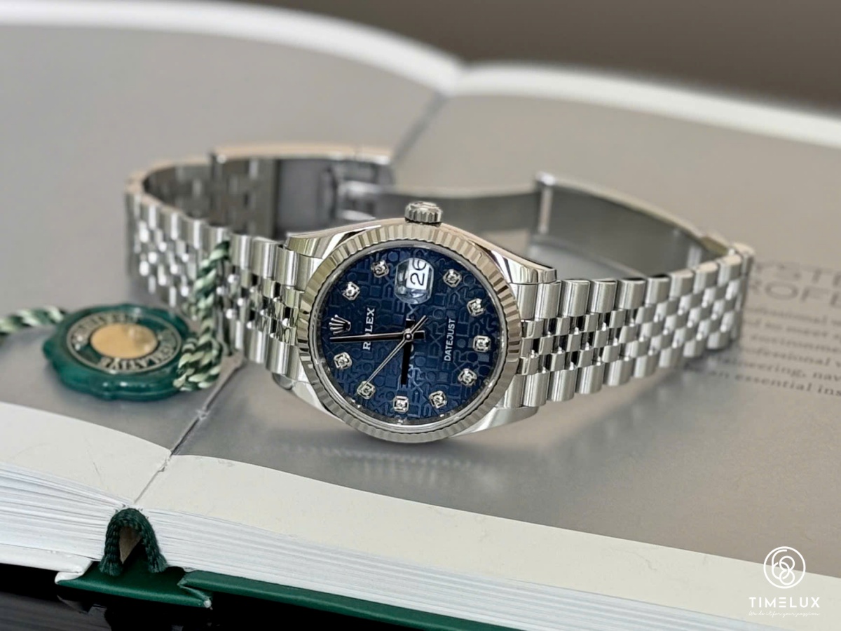 Rolex 126234 Datejust Mặt Xanh 36mm Với Bộ Máy Calibre 3235