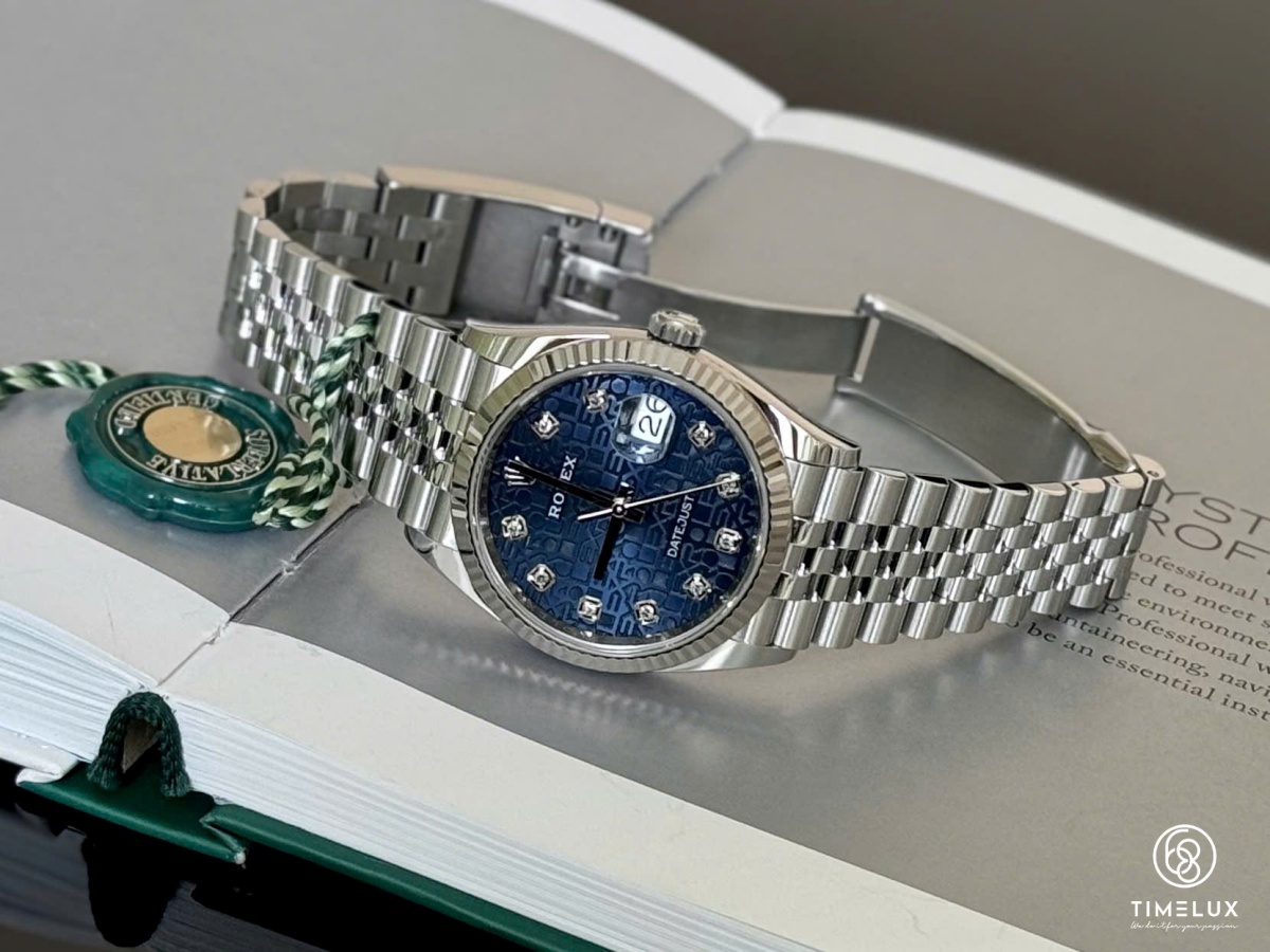 Rolex 126234 Datejust Mặt Xanh 36mm Với Bộ Máy Calibre 3235