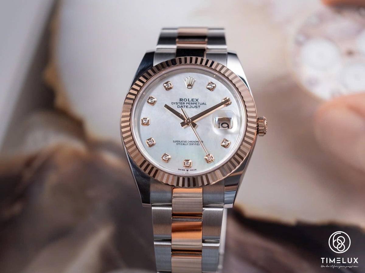 Rolex 126331 Datejust MOP Dial Rose Gold/Steel Oyster Automatic 41mm