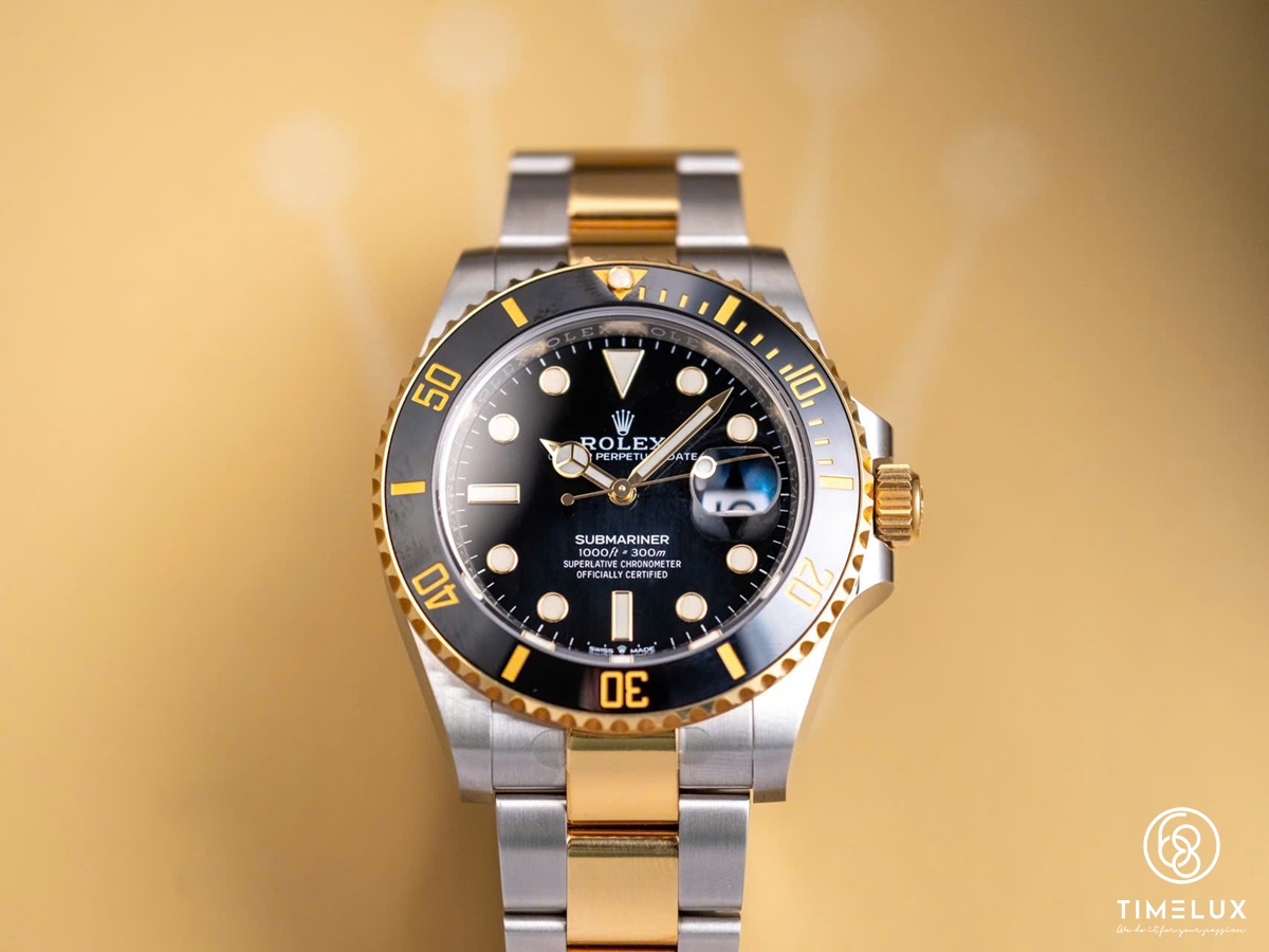 Rolex 126613LN Submariner 41mm Black Dial Ceramic Bezel Gold/Steel