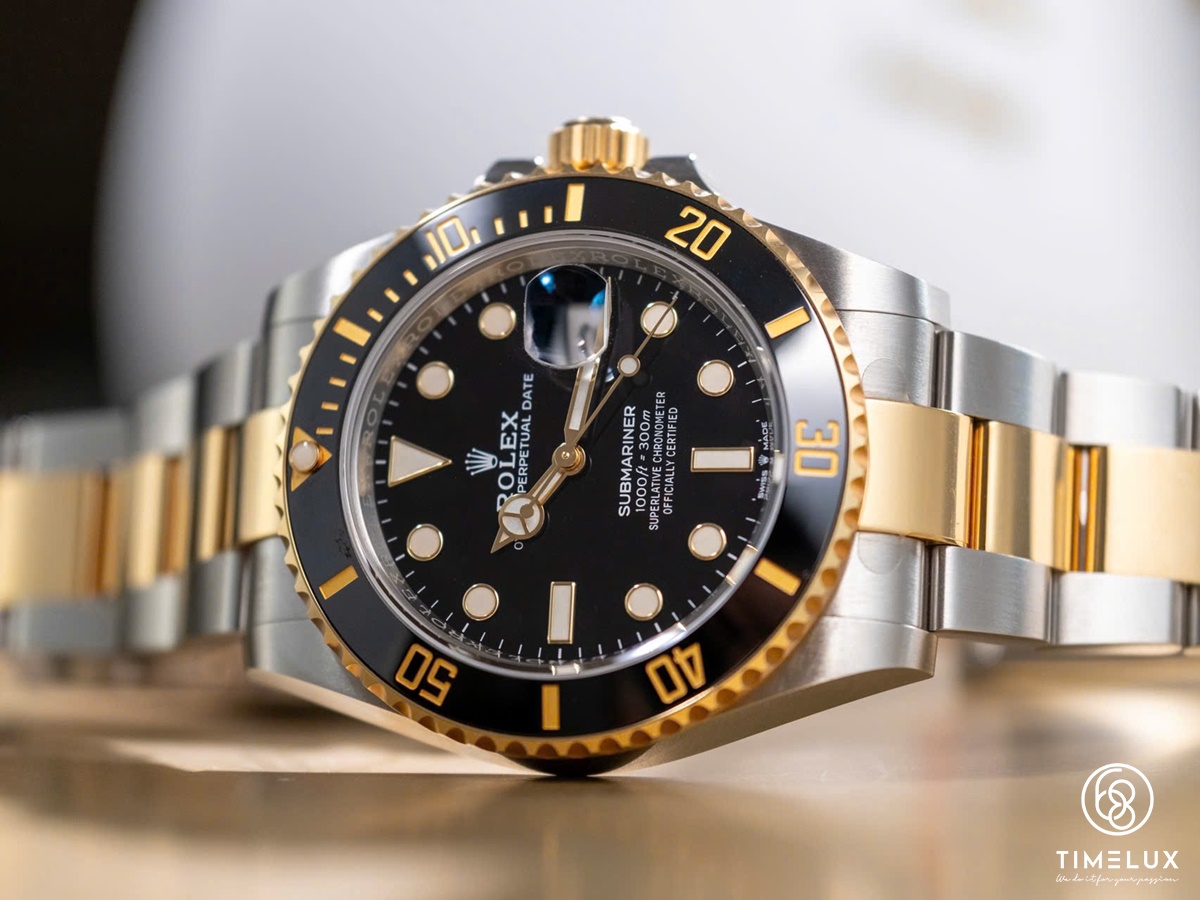 Rolex 126613LN Submariner 41mm Black Dial Ceramic Bezel Gold/Steel