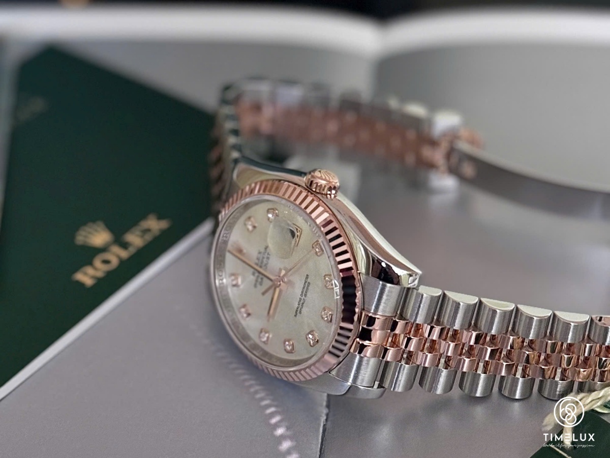 Rolex Datejust 116231 MOP Dial Jubilee RoseGold/Steel 36mm Fullset