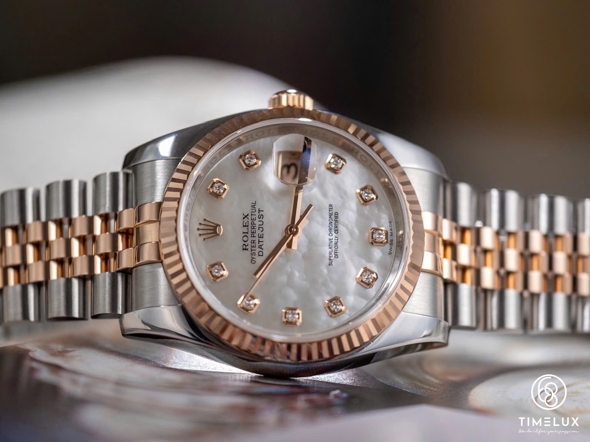 Rolex Datejust 116231 MOP Dial Jubilee RoseGold/Steel 36mm