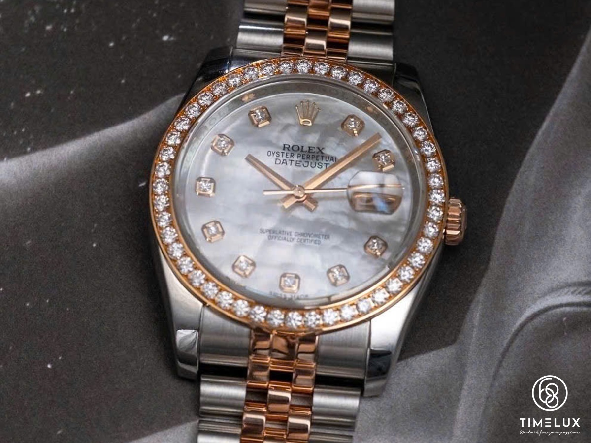 Rolex Datejust 116231 MOP Dial Jubilee RoseGold/Steel 36mm