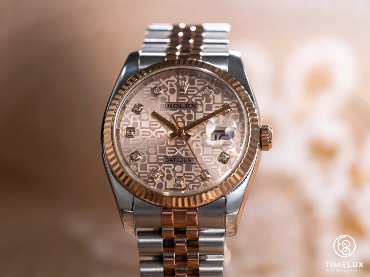 Rolex Datejust 116231 Vi Tính Hồng RoseGold/Steel 36mm Fullset