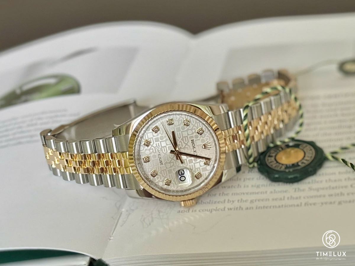 Rolex Datejust 116233 Vi Tính Trắng Jubilee Gold/Steel 36mm