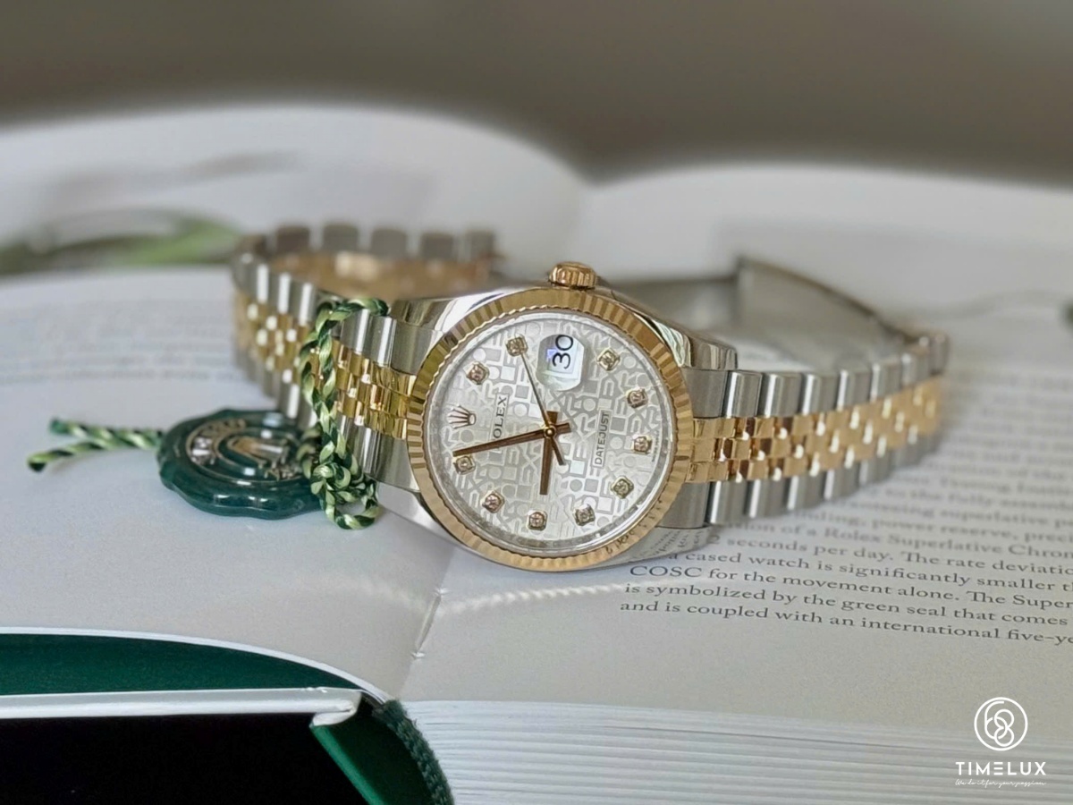 Rolex Datejust 116233 Vi Tính Trắng Jubilee Gold/Steel 36mm