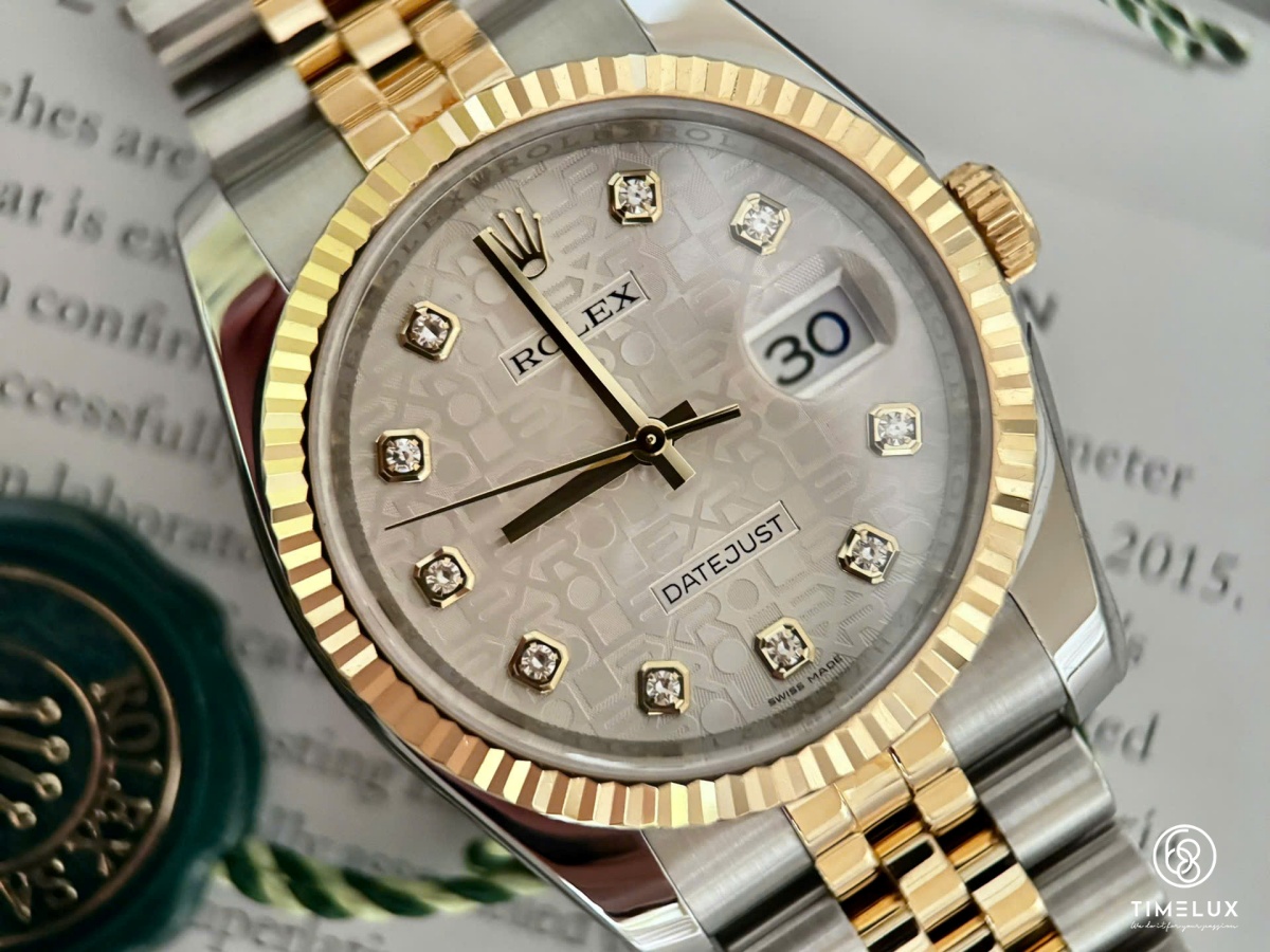 Rolex Datejust 116233 Vi Tính Trắng