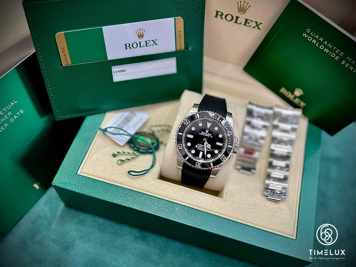 Rolex 114060 Submariner No-Date Automatic 40mm Like New Fullset 2019 