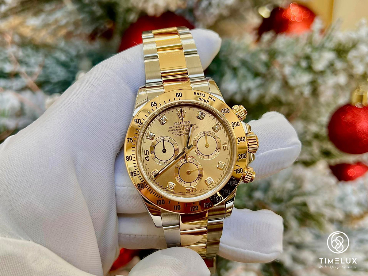 Rolex 116523 Cosmograph Daytona 18K Au750 Gold/Steel Automatic 40mm 