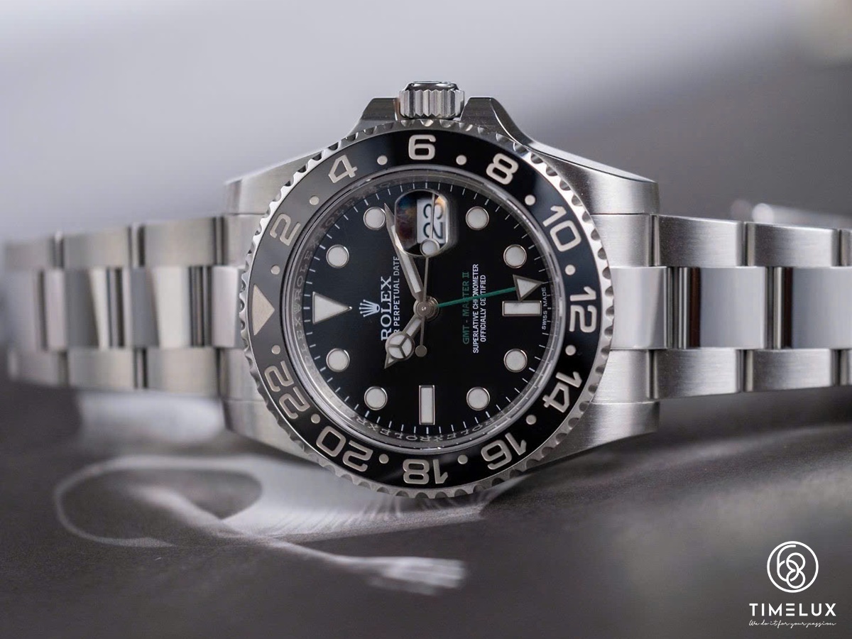 Rolex 116710LN GMT-MasterII Black Dial Ceramic Bezel Steel 40mm