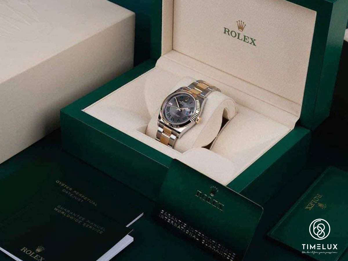 Rolex 126233 Mark II Wimbledon Gold/Steel 36mm Fullset 2021