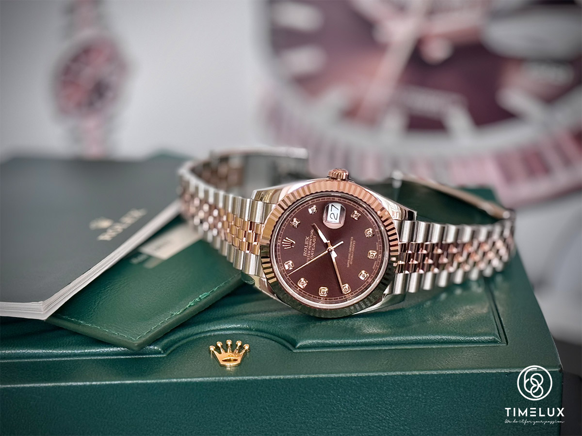 Rolex 126331 Datejust Chocolate Dial Rose Gold/Steel Automatic 41mm