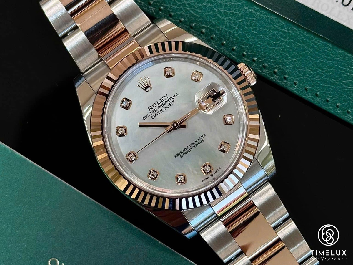 Rolex 126331 Datejust MOP Dial Rose Gold/Steel Oyster Automatic 41mm