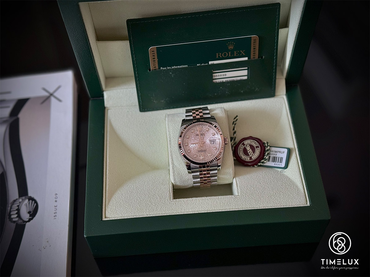 Rolex Datejust 116231 vi tính hồng 36mm Special Series: M988899