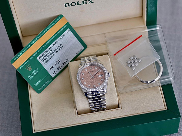 Rolex Datejust 126234 Mark II Jubilee Salmon Dial 18K