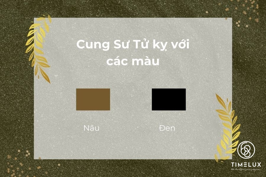 Cung Sư Tử kỵ màu nào